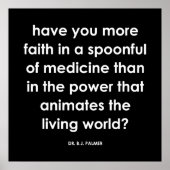 Dr Palmer Faith Quote Series Print (Voorkant)