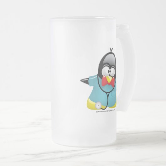 Dr. Penguin Matglas Bierpul (Voorkant rechts)