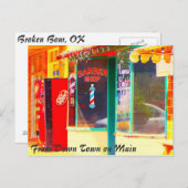 Dr. Pepper en een Hair Cut Briefkaart (Voorkant / Achterkant)