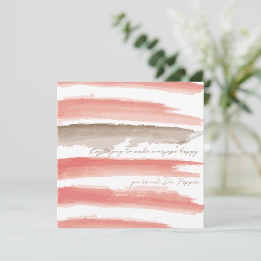 Dr. Pepper Kaart (Staand voorkant)