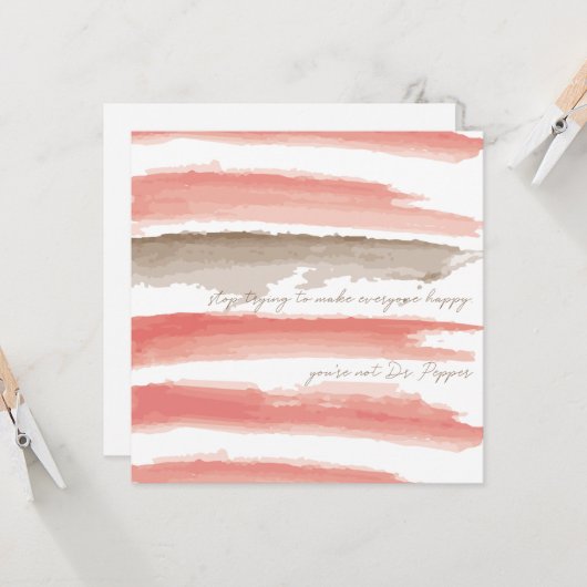 Dr. Pepper Kaart (Voorkant / Achterkant in situ)