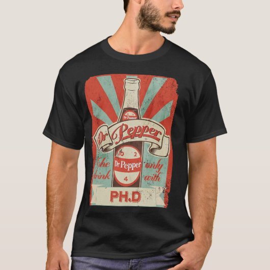 Dr Pepper PhD T-shirt (Voorkant)