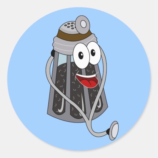 Dr. Pepper Shaker Ronde Sticker (Voorkant)