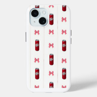 Dr. Pepper Soda Cans Telefoonhoesje iPhone 15 Case