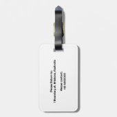  Dr. PhD Doctor Afstuderen Gift Bagagelabel (Achterkant verticaal)