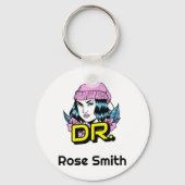  Dr. PhD Doctor Afstuderen Gift Sleutelhanger (Voorkant)