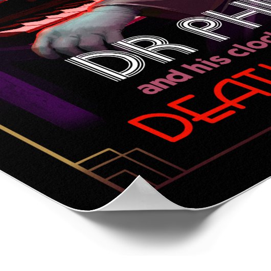 Dr. Phibes Symphony of Vengeance Poster – Rock Art (Hoek)