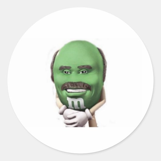 Dr. Phil m&m Ronde Sticker (Voorkant)