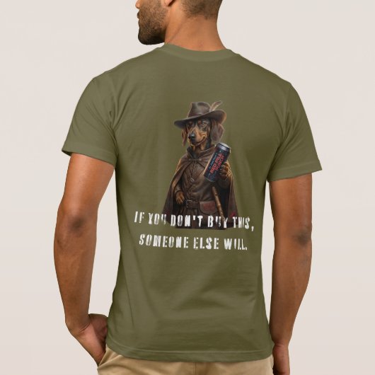 Dr. Piper (Neem de Stomp) T-shirt (Achterkant)