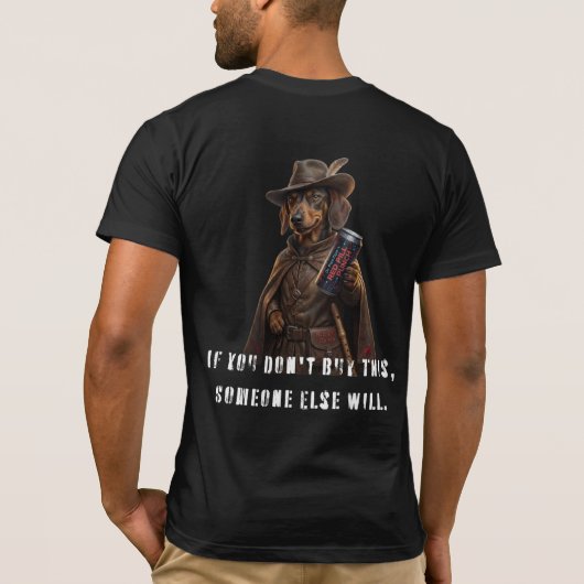 Dr. Piper, "Neem de Stomp" T-shirt (Achterkant)