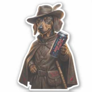 Dr. Piper's Rode Pil Sticker