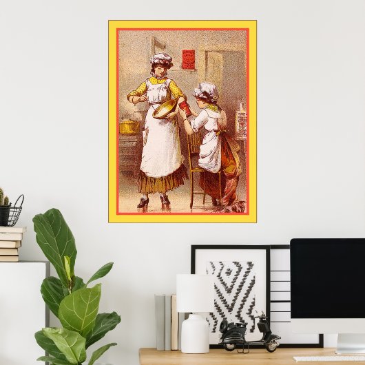 Dr. Price's Cream Baking Powder ~ 1880-1900 Poster (Thuiskantoor)