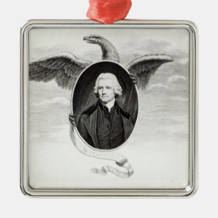 Dr Priestley, illustratie van filosofen Metalen Ornament