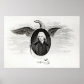 Dr Priestley, illustratie van filosofen Poster (Voorkant)