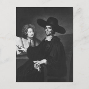 Dr. Richard Busby gegraveerd door James Masson Briefkaart