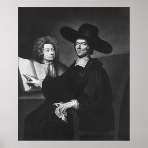 Dr. Richard Busby gegraveerd door James Masson Poster