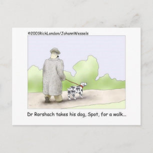 Dr. Roarshach Cartoon Cadeaus, T-shirts, & Verzame Briefkaart