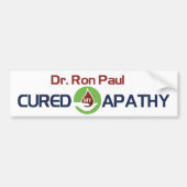 Dr. Ron Paul heeft mijn apathie genezen Bumpersticker (Voorkant)