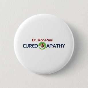 Dr. Ron Paul heeft mijn apathie genezen Ronde Button 5,7 Cm