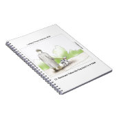 Dr. Rorschach neemt Dog Spot 4 A Walk Funny Notitieboek (Rechterzijde)