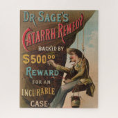 Dr. Sage's catarrhremedie Legpuzzel (Verticaal)
