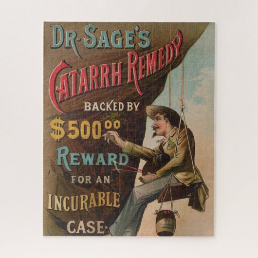 Dr. Sage's catarrhremedie Legpuzzel (Verticaal)