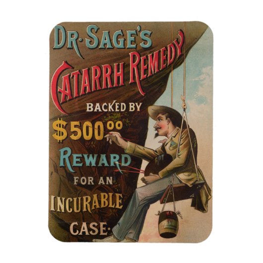 Dr. Sage's catarrhremedie Magneet (Verticaal)