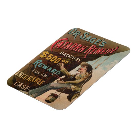 Dr. Sage's catarrhremedie Magneet (Linkerzijde)