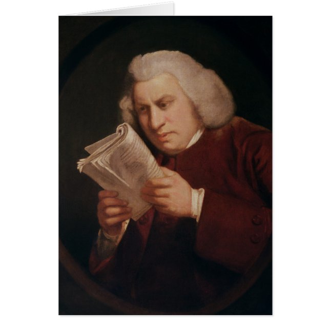Dr. Samuel Johnson 1775 (Voorkant)