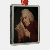 Dr. Samuel Johnson 1775 Metalen Ornament (Rechts)
