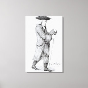 Dr. Samuel Johnson Canvas Afdruk
