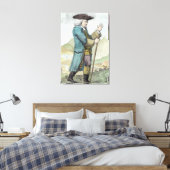 Dr. Samuel Johnson Canvas Afdruk (Insitu (Slaapkamer))