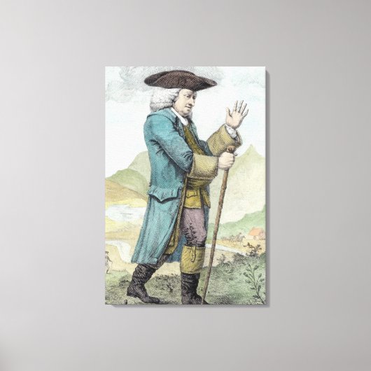 Dr. Samuel Johnson Canvas Afdruk (Voorkant)