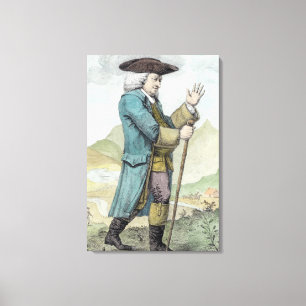 Dr. Samuel Johnson Canvas Afdruk