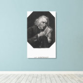 Dr. Samuel Johnson Canvas Afdruk (Insitu (Houten vloer))
