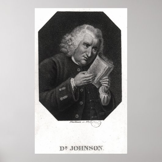 Dr. Samuel Johnson Poster (Voorkant)