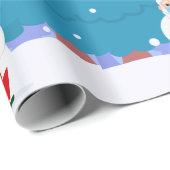 dr santa claus covid kermas gezichtsmasker cadeaupapier (Rol Hoek)