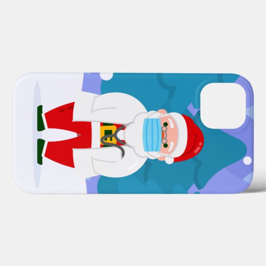 dr santa claus covid kermas gezichtsmasker Case-Mate iPhone case (Achterkant (horizontaal))