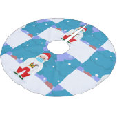 dr santa claus covid kermas gezichtsmasker kerstboom rok (Gekanteld)