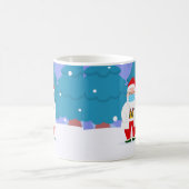 dr santa claus covid kermas gezichtsmasker koffiemok (Center)