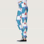 dr santa claus covid kermas gezichtsmasker leggings (Links)
