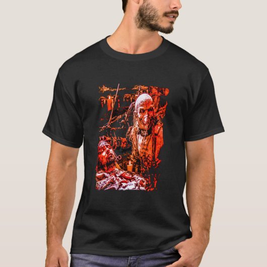 DR SATAN PRINT Klassiek T-shirt (Voorkant)