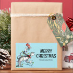Dr. Seus | Kat in het Pet | Christmas Gift Label<br><div class="desc">Voeg dit leuke Dr. Seuss cadeau label toe aan elk vakantiegeschenk.</div>