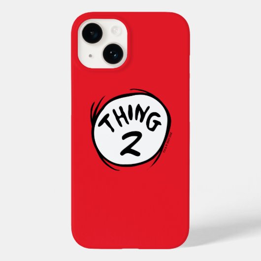 Dr. Seuss | Aangepast ding één ding twee Case-Mate iPhone Case (Achterkant)