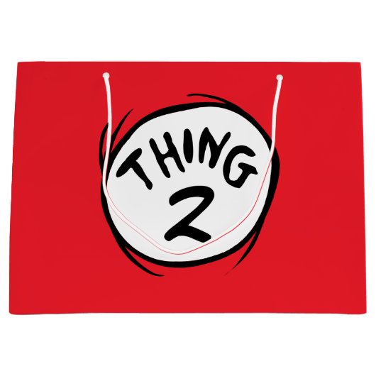 Dr. Seuss | Aangepast ding één ding twee Groot Cadeauzakje (Voorkant)