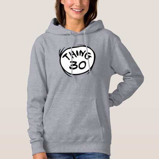 Dr. Seuss | Aangepast ding één ding twee Hoodie (Voorkant)