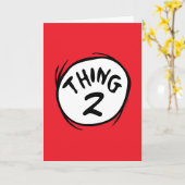 Dr. Seuss | Aangepast Ding Eén Ding Twee Kaart (Gele Bloem)