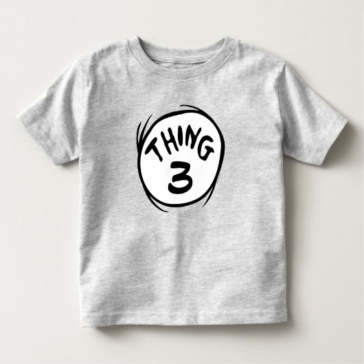 Dr. Seuss | Aangepast ding één ding twee Kinder Shirts (Voorkant)
