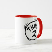 Dr. Seuss | Aangepast ding één ding twee Mok (Voorkant rechts)