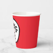 Dr. Seuss | Aangepast ding één ding twee Papieren Bekers (Links)